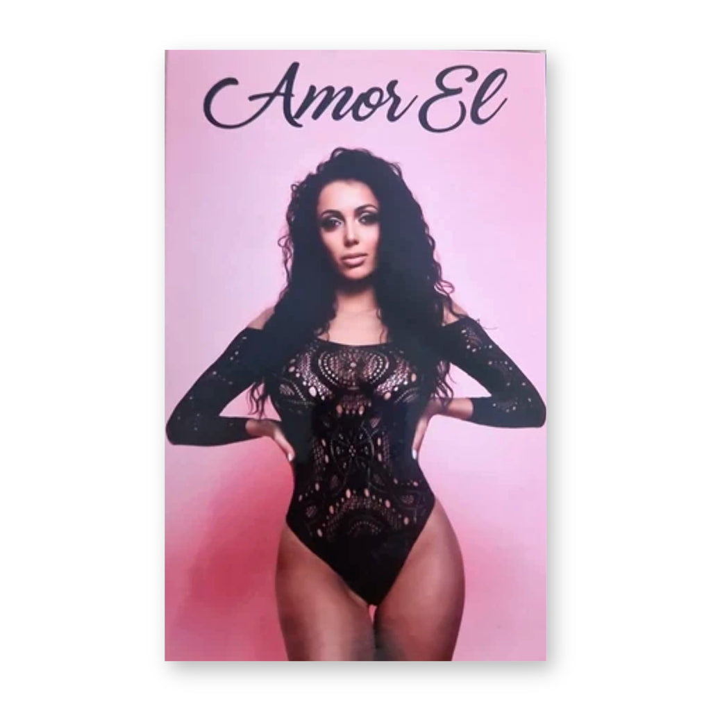 Amor El black lace long-sleeve bodysuit, box front